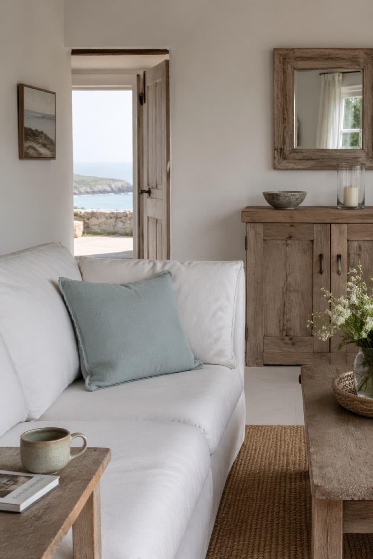 Chalky, airy, sea-aware.