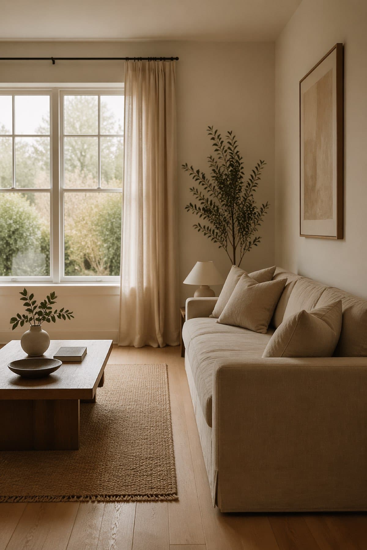 Quiet, unfurnished, honest.